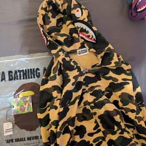 Bape Camo Shark Full-Zip Hoodie